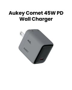 Aukey Comet 45W PD Wall Charger with GaN Technology – Gray | PA-C2
