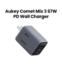 Aukey Comet 67W PD Wall Charger with GaN Technology USB-C – Gray | PA-C3