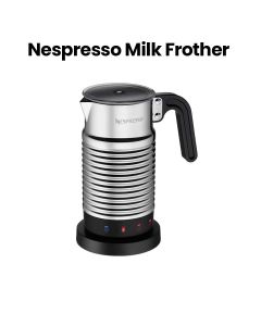 Nespresso Aeroccino 4 Refresh Milk Frother – Silver | Model: GNN134ACC00525
