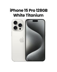 Apple iPhone 15 Pro 128GB White Titanium | MTUW3AA/A