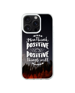 iPhone 16 Pro Max Transparant Case Printed With Positive Lettering With Photo