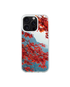 iPhone 16 Pro Transparant Caseprinted With Mountain Lake Autumn Landscape