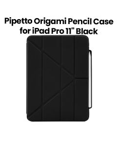 Pipetto Origami Pencil Case for iPad Pro 11" (2022/2021/2020/2018) | Black | P048-49-T