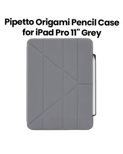 Pipetto Origami #3 Pencil Case for iPad Pro 11" (2022/2021/2020/2018) | Grey | P048-50-T