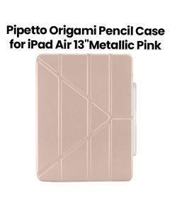 Pipetto Origami #3 Pencil Case for iPad Air 13" | Metallic Pink | P053-126-AE