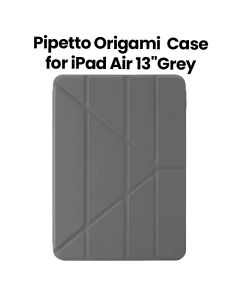 Pipetto Origami #1 Case for iPad Air 13" (2024) | Grey | P052-50-AE