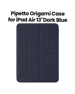 Pipetto Origami #1 Case for iPad Air 13" (2024) | Dark Blue | P052-113-AE