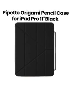 Pipetto Origami #3 Pencil Case for iPad Pro 11" (2024) | Black | P053-49-AF