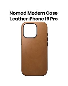 Nomad Modern Leather Case for iPhone 16 Pro | English Tan-C | Leather | NM01695585