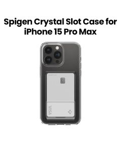 Spigen iPhone 15 Pro Max Crystal Slot Case | Crystal Clear | ACS06587