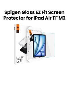 Spigen iPad Air 11-inch M2 EZ Fit Glass Protector 9H Hardness | Clear