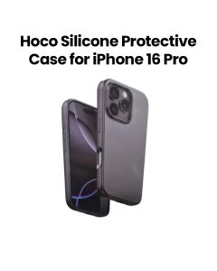Hoco Silicone Protective Case for iPhone 16 Pro | Black | DG30