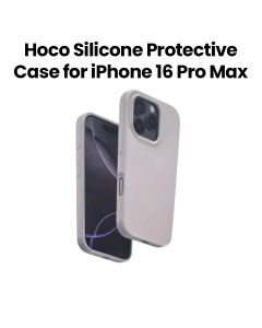 Hoco Silicone Protective Case for iPhone 16 Pro Max | Pink | DG30