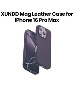 XUNDD Mag Leather Case for iPhone 16 Pro Max | Black | XDD-0027
