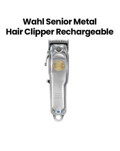 Wahl Senior Metal Hair Clipper Rechargeable 100-240V | Silver | 3000121
