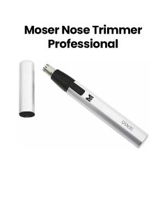 Moser Nose Trimmer Professional Rotating Stainless Steel Cutting System | Black | 4900-0050