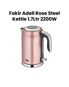 Fakir Adell Rose Steel Kettle 2200W Matte Stainless Steel Auto Shut-Off 1.7L | Red/Matte