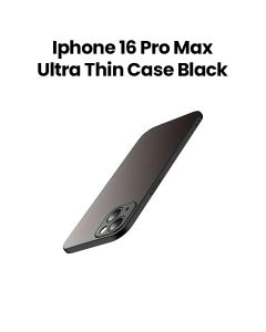 iPhone 16 Pro Max Ultra-Thin PC Matte Case – Black