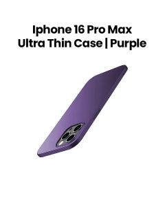 iPhone 16 Pro Max Ultra-Thin PC Matte Case – Purple