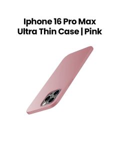 iPhone 16 Pro Max Ultra-Thin PC Matte Case – Pink