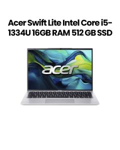 Acer Swift Lite 14" Laptop Intel Core i5 16GB RAM 512GB SSD WUXGA Win 11 Home | Silver | NX.J2ZEM.002