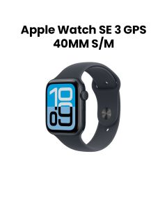 Apple Watch SE 3 GPS 40mm Midnight Aluminium Case with Midnight Sport Band S/M | MEH94AF/A