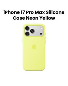Apple iPhone 17 Pro Max Silicone Case with MagSafe | Neon Yellow | MGFM4ZM/A