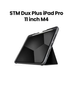 STM Dux Plus iPad Cover for iPad Pro 11" M4 (2024) – Black | STM-222-445KW-01