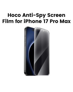 HOCO Signal Frosted Anti-Spy Film for iPhone 17 Pro Max – Black | DG6