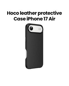 HOCO Leather Protective Case for iPhone Air – Black | DG29