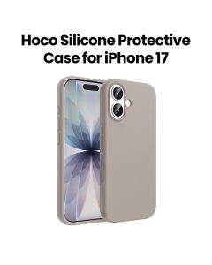 HOCO Silicone Protective Case for iPhone 17 – Gray | DG30