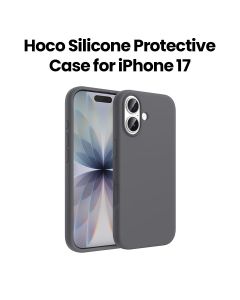 HOCO Silicone Protective Case for iPhone 17 – Dark Gray | DG30