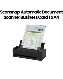 ScanSnap Automatic Document Scanner Business Card to A4, Duplex, USB 3.2 & Wi-Fi Black | iX1300