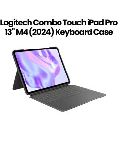 Logitech Combo Touch iPad Pro 13-inch (M4)(2024) Keyboard Case UK English Layout Graphite | 920-012669