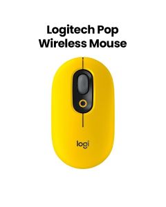 Logitech POP Mouse with Emoji Blast Wireless Mouse Yellow | 910-006546