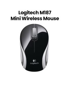 Logitech M187 Wireless Mini Mouse Black | 910-002731