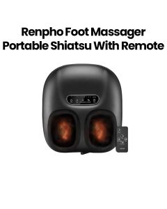 Renpho Foot Massager Portable Shiatsu with Remote – Black | RPFM057R