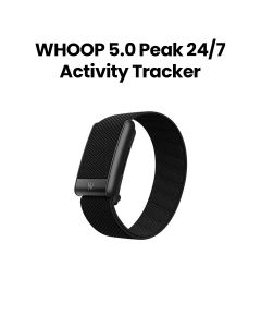 WHOOP 5.0 Peak 24/7 Activity Tracker with 12-Month Membership – Obsidian | 973-004-000