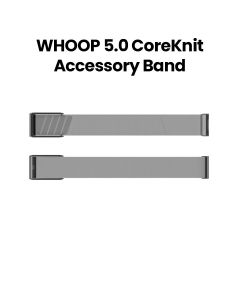 WHOOP 5.0 CoreKnit Accessory Band – Ash Grey | 959-13-012-036-060