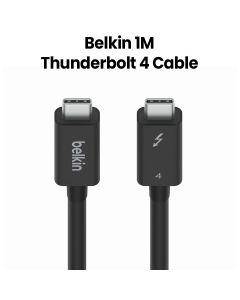 Belkin Connect Thunderbolt 4 Cable 1m (Passive) | Black | INZ003BT1MBK