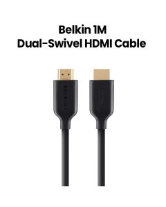 Belkin Dual-Swivel HDMI Cable 2m | Black | F3Y021BT2M