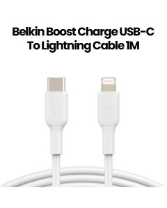 Belkin BoostCharge USB-C to Lightning Cable 1 m | White | CAA003BT1MWH