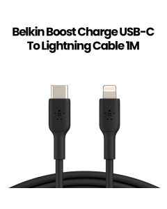 Belkin BoostCharge USB-C to Lightning Cable 1 m | Black | CAA003BT1MBK