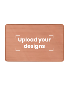 Customized Printed Border Metal NFC Business Card | Rose Gold