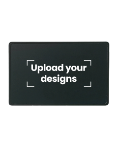 Customized Printed Border Metal NFC Business Card | Black