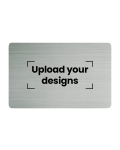 Customized Printed Metal NFC Business Card | Silver