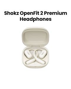 Shokz OpenFit 2 Premium Bone Conduction Headphones – Beige | T920-ST-BG