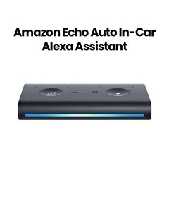 Amazon Echo Auto In-Car Alexa Hands-Free Controller with 8 Microphones, USB, Bluetooth & 3.5mm AUX | Black | B07VTK654B