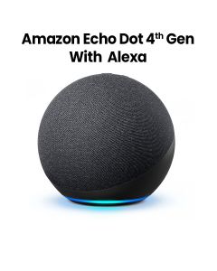 Amazon Echo Dot (4th Generation) Smart Speaker with Alexa & Smart Home Hub – Charcoal
