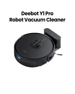 Ecovacs Deebot Y1 Pro 2-in-1 Robot Vacuum Cleaner & Mop 6500Pa Suction – Black |DLX34